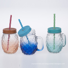 Glasflasche für Getränke farbige Mädels Tassen Saftglas